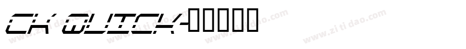 CK Quick字体转换